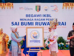 Resmi Berbadan Hukum di HUT ke-26,  Ketua TP PKK Provinsi Lampung Apresiasi IKBL
