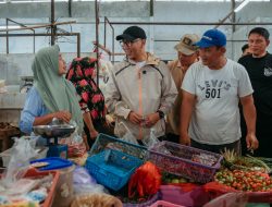 Stabilitas Harga Bahan Pokok Jadi Fokus Peninjauan Pasar Way Batu Pesisir Barat