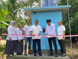 PTPN I Regional 7 Resmikan Sumur Bor di Desa Sungai Langka, Dukung Akses Air Bersih