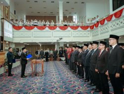 Sekdaprov Marindo Kurniawan Lantik 23 Pejabat Administrator dan 8 Pejabat Pengawas