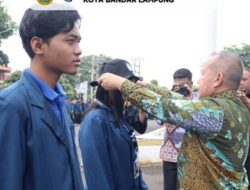 Serah Terima Mahasiswa KKN Unila Periode I Tahun 2026 Kota Bandar Lampung