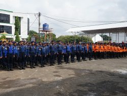 Walikota Eva Pimpin Apel Pengarahan OPD di Kantor Damkarat Bandar Lampung
