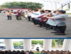 Asisten III Bidang Administrasi Umum Lepas Santri Kontingen Kota Bandar Lampung