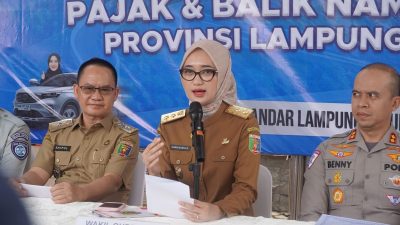 Dukung Program Keringanan PKB & BBN-KB  Tahun 2026, Bank Lampung Siapkan Sovenir Bagi 100 Wajib Pajak Pertama