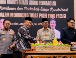 Gubernur Apresiasi Semangat Pengabdian Purnawirawan Polri untuk Menjaga Stabilitas Lampung