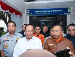 Dirut Jasa Raharja Dampingi Wamenhub Tinjau Penanganan Korban KM Mutiara Sentosa II di RS PHC Surabaya