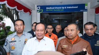 Dirut Jasa Raharja Dampingi Wamenhub Tinjau Penanganan Korban KM Mutiara Sentosa II di RS PHC Surabaya
